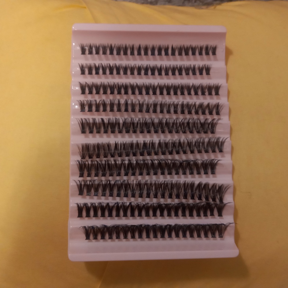 Natural Black False Cluster Eyelashes